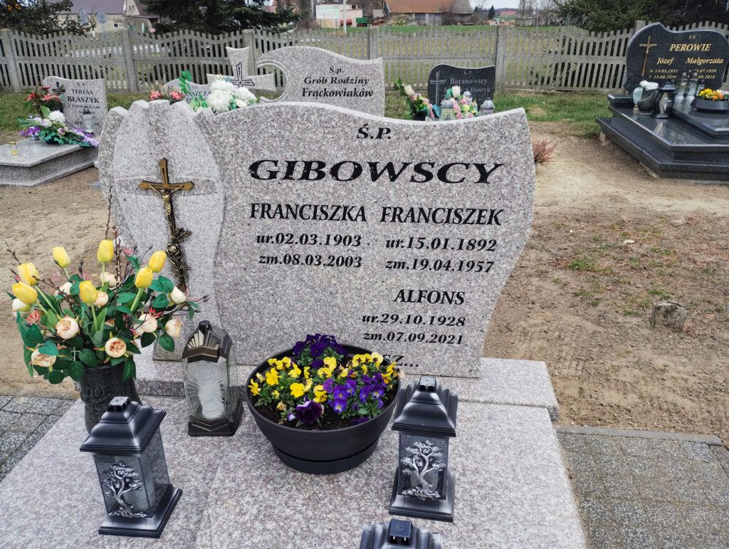 Franciszek Gibowski - cmentarz we Wszemborzu