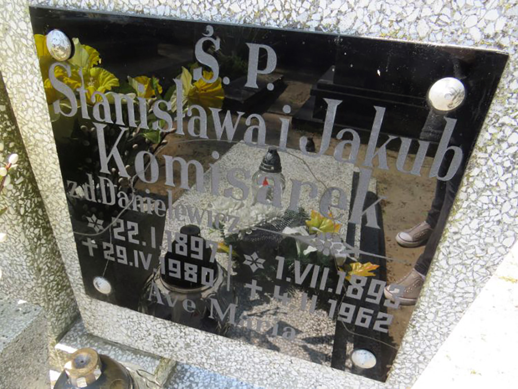 Jakub Komisarek - cmentarz św. Piotra w Gnieźnie