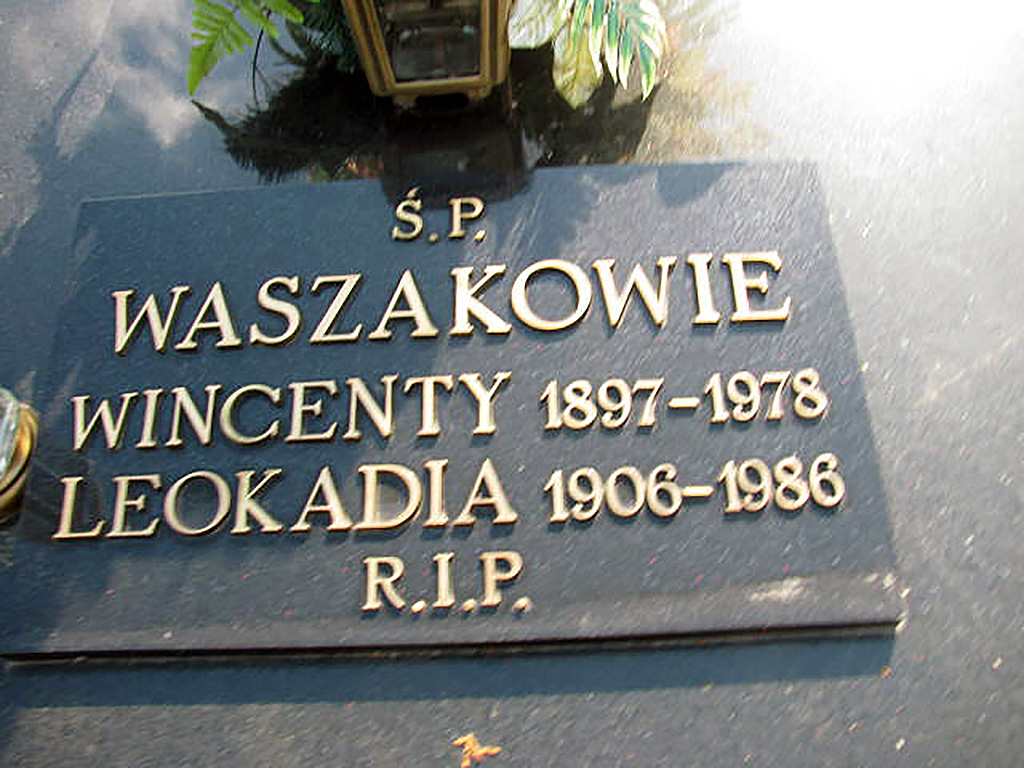 Wincenty Waszak - cmentarz komunalny we Wrześni